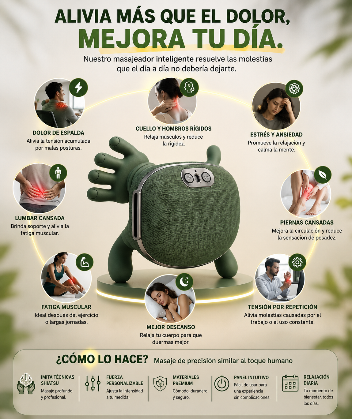 Masajeador Manitas DOBL FlexRelief Duo®